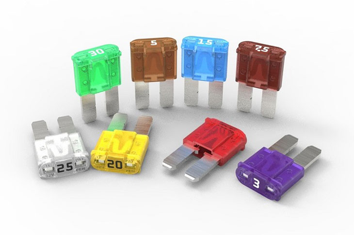 انواع فیوز خودرو + کاربرد رنگ های مختلف فیوز